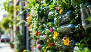 Build A DIY Vertical Garden Using An Item Everyone Throws In The Trash