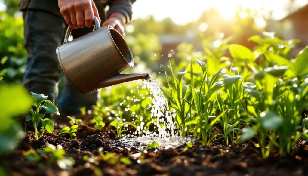 Pouring rice water into plants boosts growth and strengthens roots according to gardeners