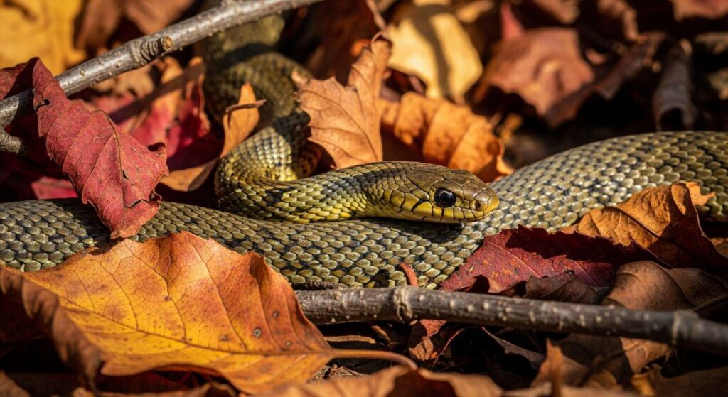 Where Do Garden Snakes Hibernate During Winter ?