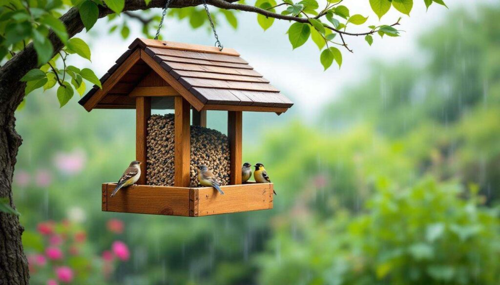 Gardeners are being urged to check their bird feeders before it rains – birds could be put in danger if you don’t
