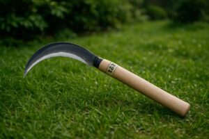 Discover a Japanese weeding sickle to make clearing weeds more efficient