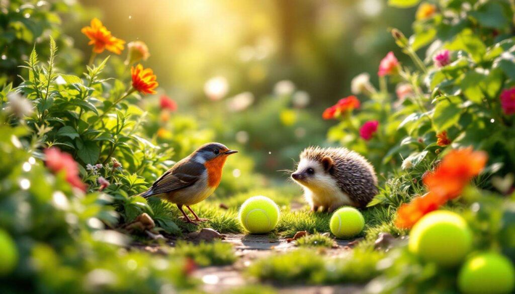 Wildlife experts want gardeners to scatter tennis balls in their gardens – no, it’s not as bonkers as it sounds