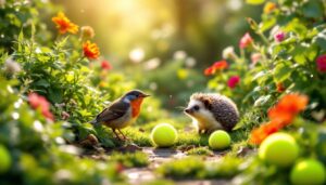 Wildlife experts want gardeners to scatter tennis balls in their gardens – no, it’s not as bonkers as it sounds