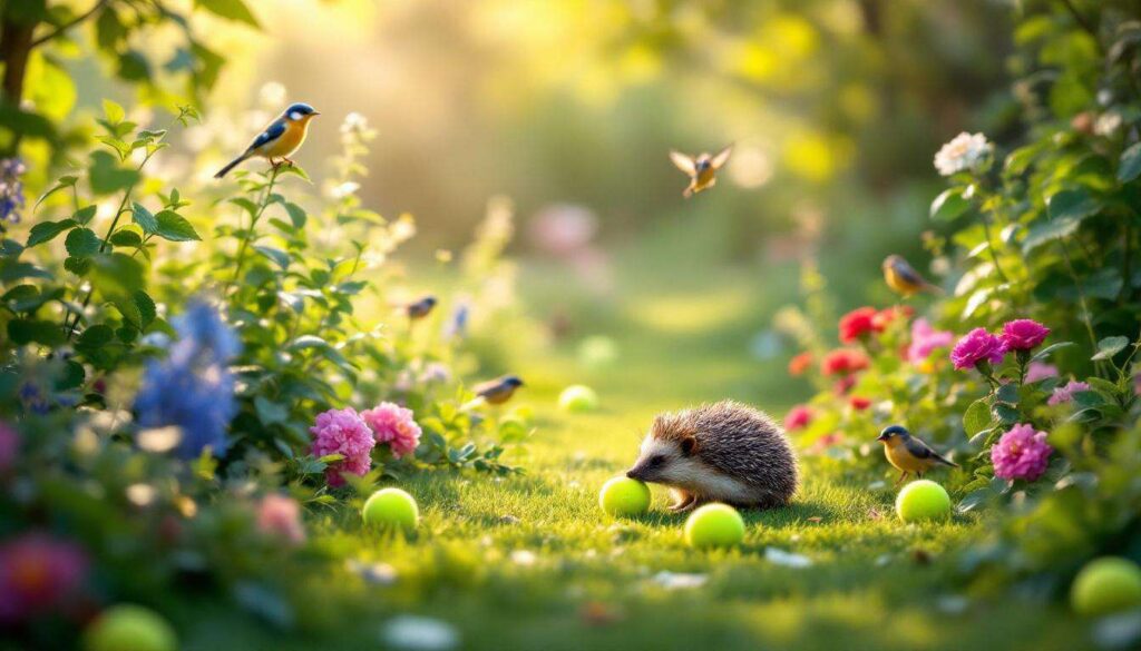 How Tennis Balls in Your Garden Can Protect Birds and Hedgehogs: a Simple Gesture with Big Impact