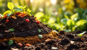 The compost-layer method that improves soil fertility: how organic matter locks nutrients