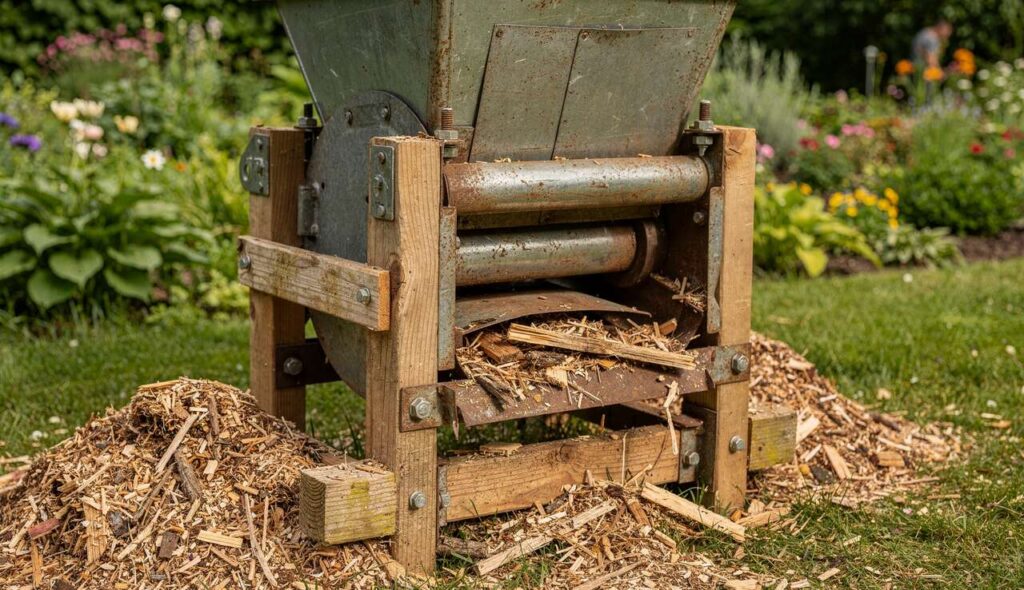 I built it myself: a simple, practical and durable garden shredder